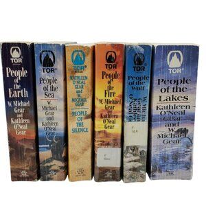 W. Michael & Kathleen O'Neal Gear Native People Series Paperback Books Lot of 6